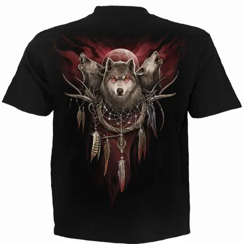 Spiral – Tričko Cry Of The Wolf (Čierna), Unisex, Čierna