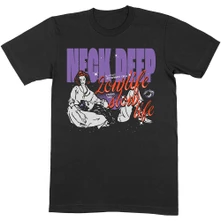 Neck Deep, Tričko Lowlife Couple, Unisex, Čierna