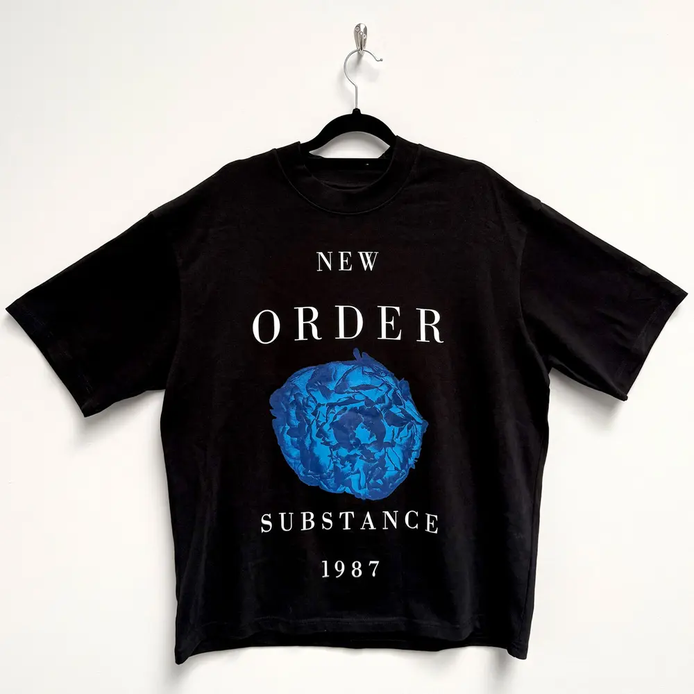 Unisex Oversized Boxy T-Shirt: Substance 1987 (Black)