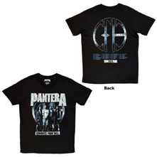 Tričko Unisex T-Shirt: Cowboys From Hell Tour '25 (Black) (Back Print)