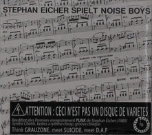 Stephan Eicher, CD SPIELT NOISE BOYS