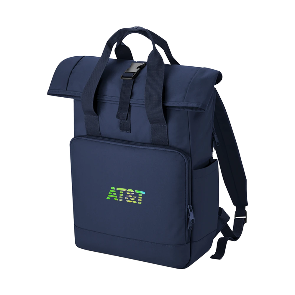 Twin Handle Roll-Top Laptop Backpack