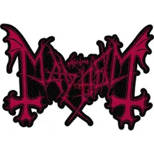 Mayhem – Logo Cut Out (Nášivka)