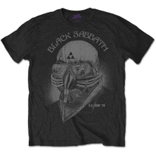 Black Sabbath, Tričko US Tour 1978, Unisex, Čierna