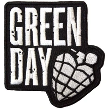 Green Day, Nažehlovačka Stacked Logo & Grenade