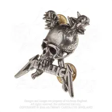 Metallica – Damage including skull (Odznak)