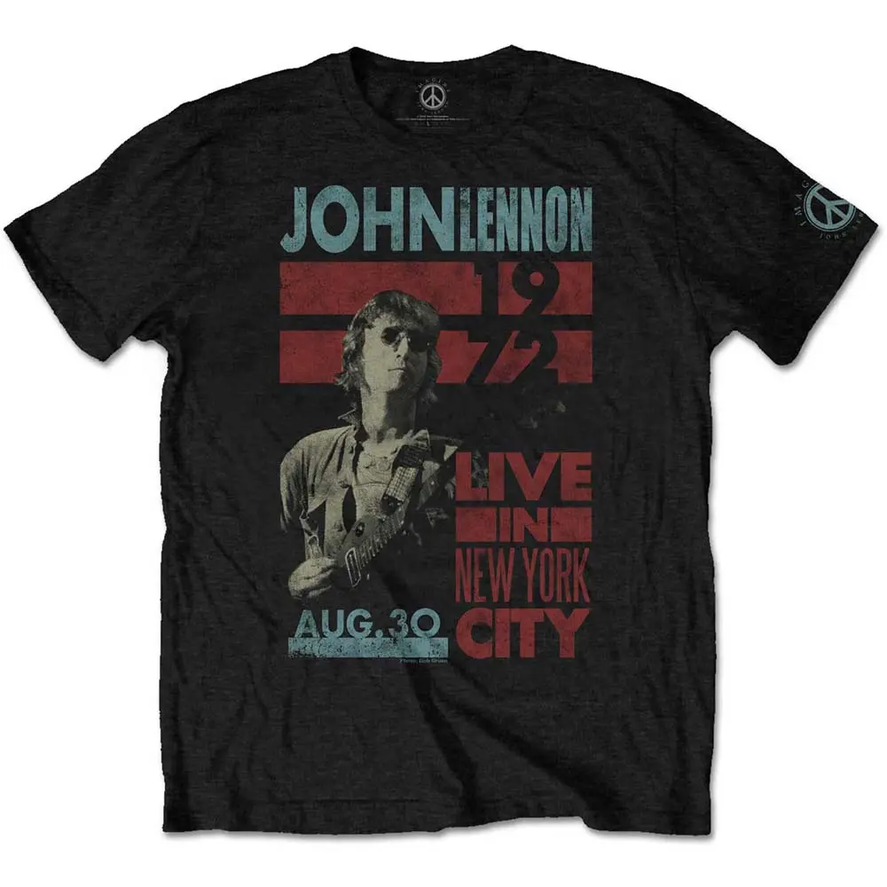 John Lennon – Live In New York City (Čierna) (Tričko)