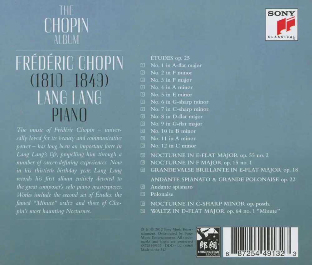 Lang Lang: the Chopin Album