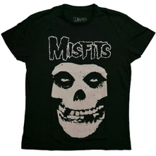 Misfits, Tričko Logo & Fiend, Unisex, Čierna