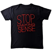 Talking Heads, Tričko Stop Making Sense, Unisex, Čierna