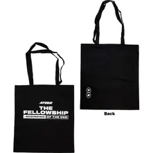 Cotton Tote Bag: Fellowship Beginning Of The End (Black) (Back Print & Ex-Tour) thumbnail