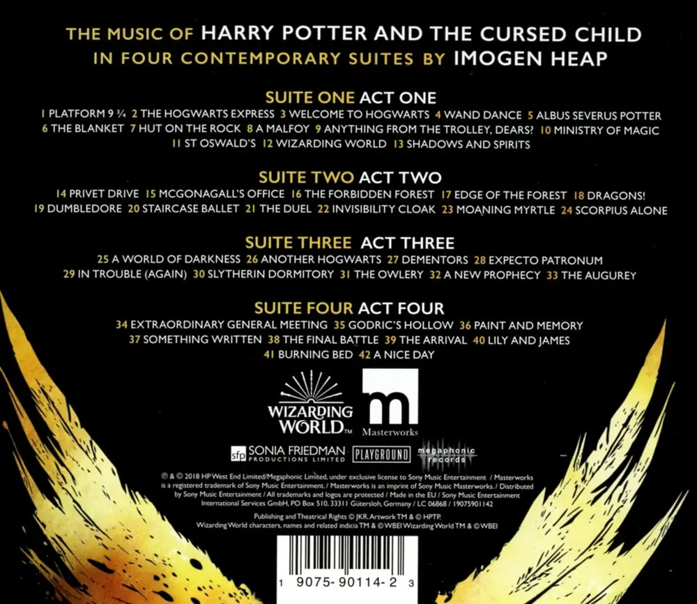 The Music Of Harry Potter And The Cursed Child Parts One And Two In Four Contemporary Suites