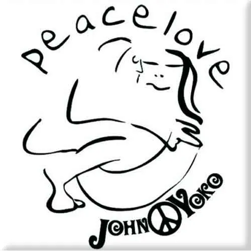 John Lennon – Cuddle Black On White (Magnetka)
