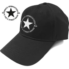 Bruce Springsteen, Šiltovka Circle Star Logo, Unisex, Čierna