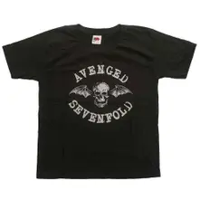 Avenged Sevenfold A7X, Tričko Classic Deathbat, Dieťa, Šedá