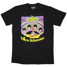 Tričko Yellow Submarine Heads in Circles v2
