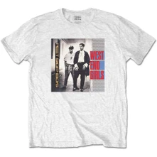Pet Shop Boys, Tričko West End Girls, Unisex, Biela