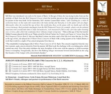 J.S. BACH: CONCERTOS FOR 1, 2, 3, 4 KEYBOARDS - IDIL BIRET ARCHIVE EDITION, VOL. 24 thumbnail