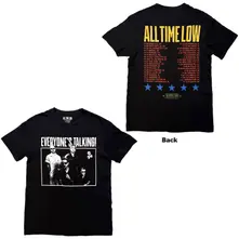 Unisex T-Shirt: Everyones Talking World Tour (Black) (Back Print)