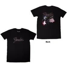 Fender, Tričko Eagle, Unisex, Čierna