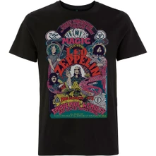 Led Zeppelin, Tričko Full Colour Electric Magic, Unisex, Čierna