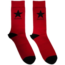 David Bowie, Ponožky Blackstar, Unisex, Červená