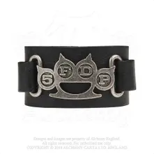 Five Finger Death Punch – Knuckle Duster (Leather Wrist Strap) (Náramok)