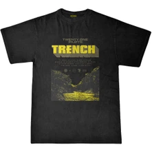 Twenty One Pilots, Tričko Trench Cliff, Unisex, Čierna