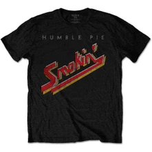 Humble Pie, Tričko Smokin' Vintage, Unisex, Čierna