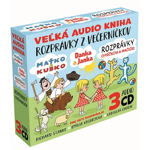 Rozprávky z večerníčkov (Veľká audio kniha)