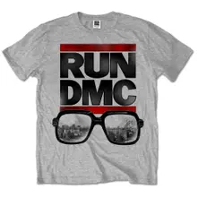 Run-DMC – Glasses NYC (Šedá) (Tričko)
