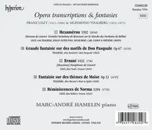 LISZT/THALBERG: OPERA TRANSCRIPTIONS & FANTASIES thumbnail