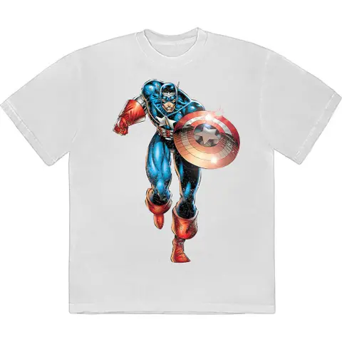 Captain America Running (Biela)