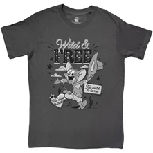 Tričko Unisex T-Shirt: Wild & Free (Charcoal Grey)