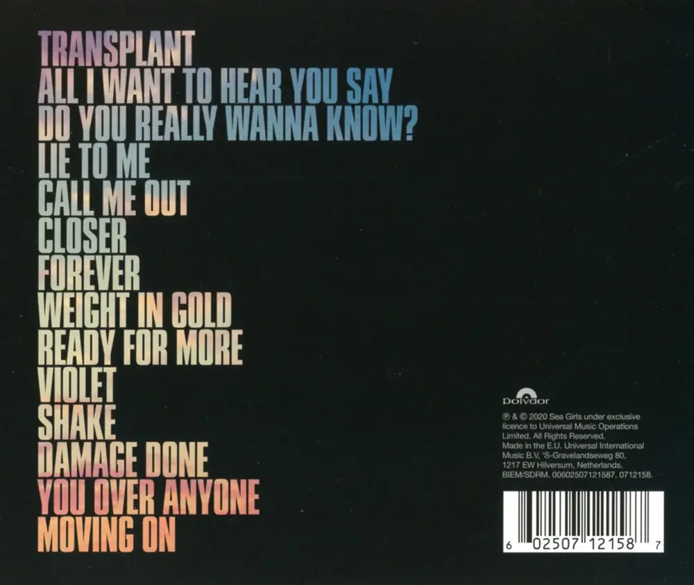 Sea Girls – OPEN UP YOUR HEAD (CD)