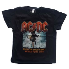 AC/DC, Tričko Blow Up Your Video, Dieťa, Čierna