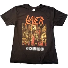 Slayer, Tričko Reign in Blood, Unisex, Čierna
