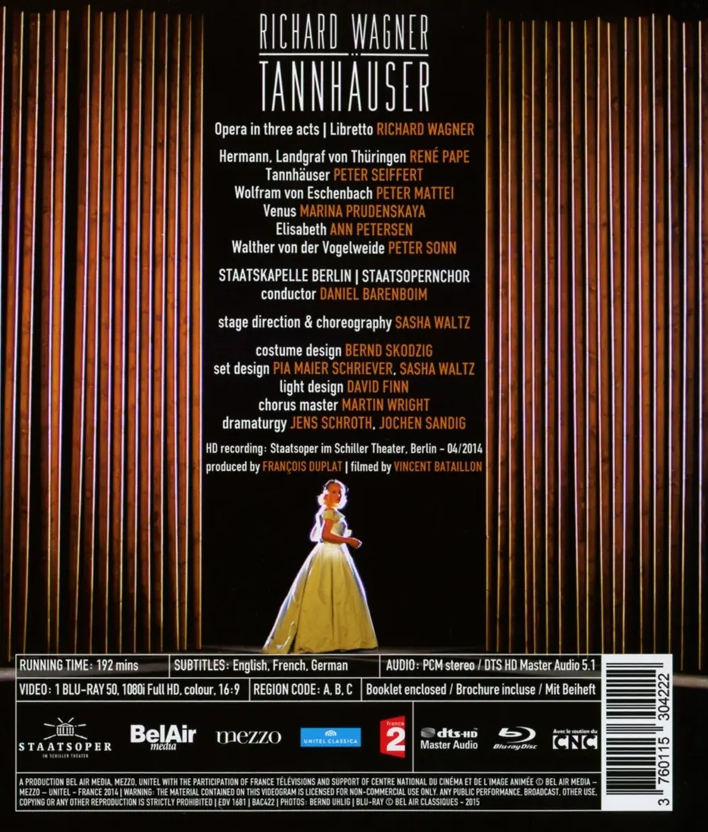 Various Artists – RICHARD WAGNER: TANNHA... (Blu-ray)