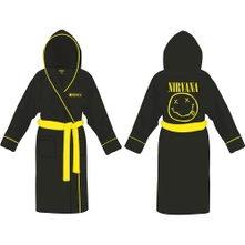 Nirvana, Župan Yellow Smiley, Unisex, Čierna