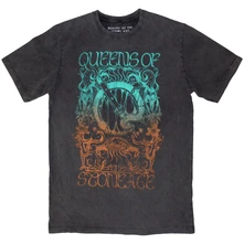 Queens of the Stone Age, Tričko Montage, Unisex, Šedá