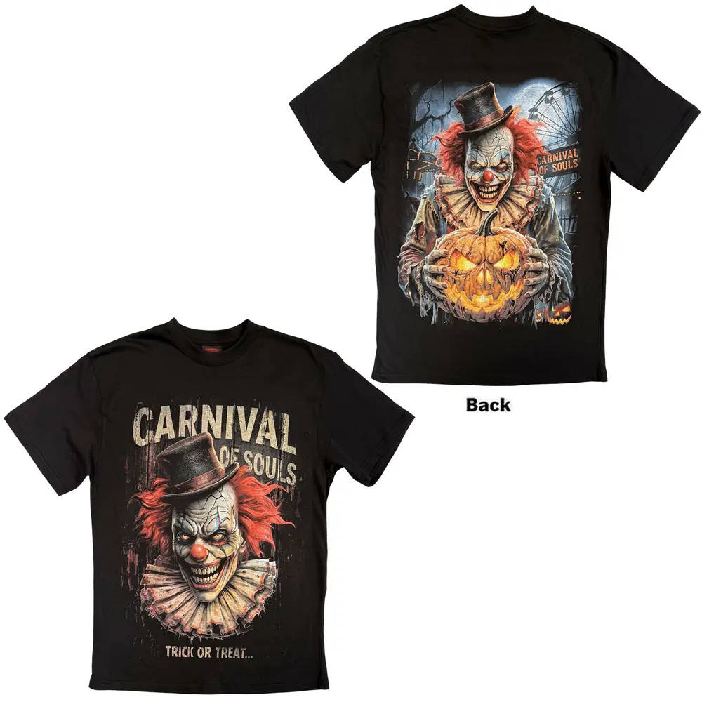 Unisex T-Shirt: Carnival of Souls (Black) (Back Print)