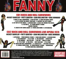 Fanny – ROCK AND ROLL SURVIVORS / ROCK AND ROLL SURVIVORS LIVE OPERA 1974 (CD)