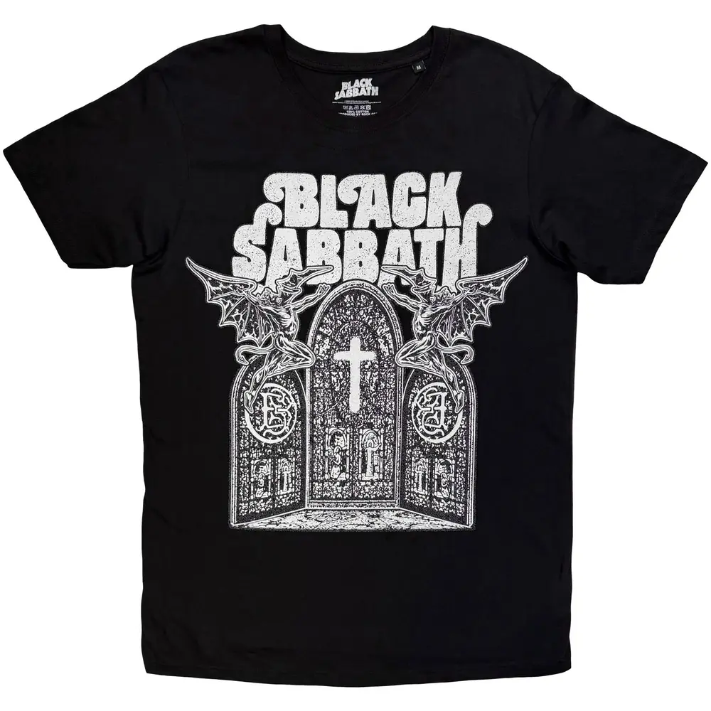 Unisex T-Shirt: Church Windows (Black)