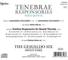 TENEBRAE RESPONSORIES FOR MAUNDY THURSDAY thumbnail