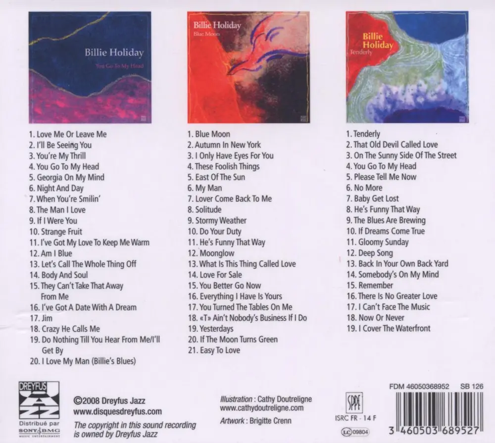 Billie Holiday – You Go to My Head / Blue Moon / Tenderly (Box Set) (CD)