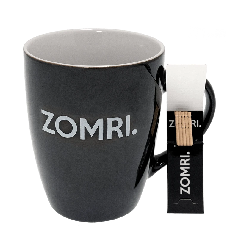 Hrnček Zomri + „Špáradlá”