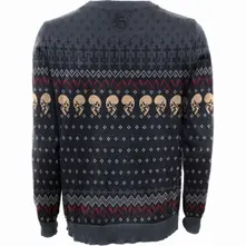 Unisex Jumper: Evil Rock (Black) (All Over Print) thumbnail