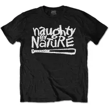 Naughty By Nature, Tričko OG Logo, Unisex, Čierna