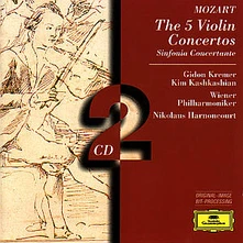 Gidon Kremer, Nikolaus Harnoncourt, Wiener Philharmoniker, CD KONCERTY PRO HOUSLE/5 KONC