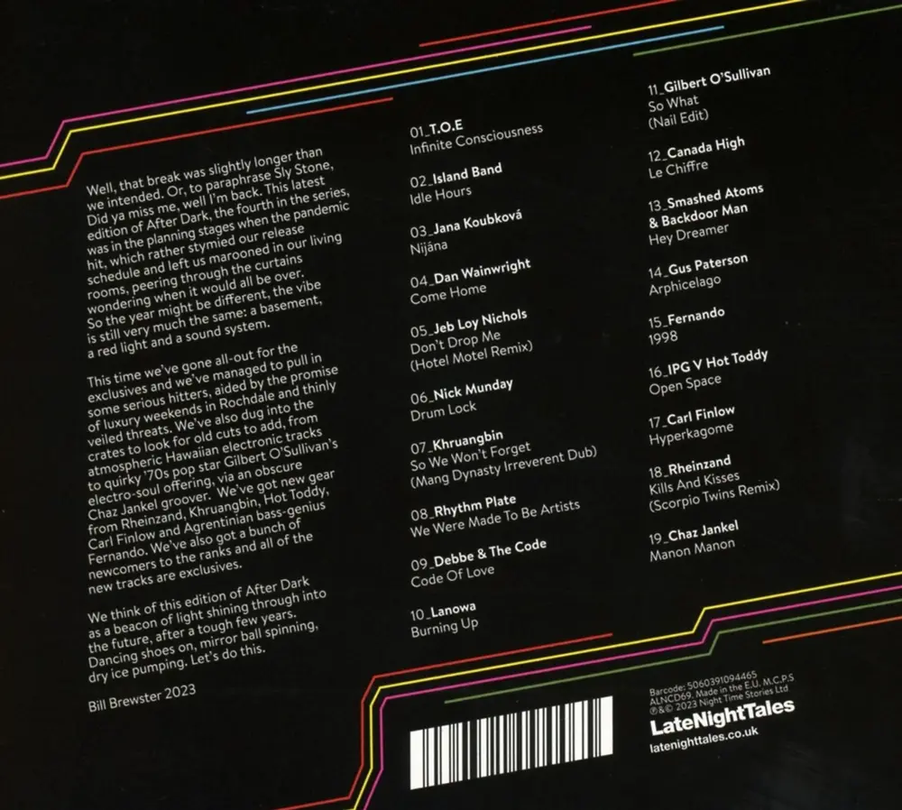Various Artists – Bill Brewster: Late Night Tales Presents After Dark Vespertine (CD)